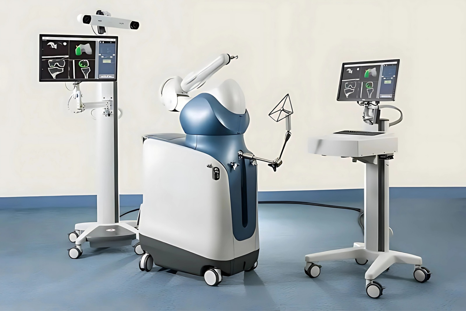 a medical equipment in a room